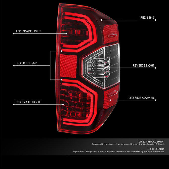 Factory Style LED Tail Lights <br> 14-21 Toyota Tundra