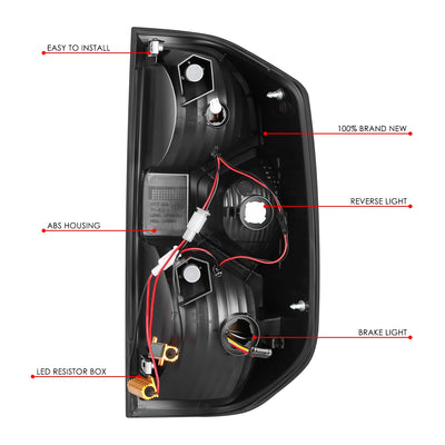 Factory Style LED Tail Lights <br> 14-21 Toyota Tundra