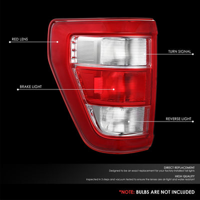 Factory Style Brake Halogen Taillight (Left) <br> 21-23 Ford F-150
