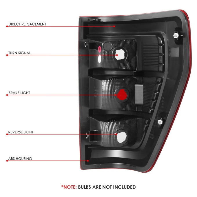 Factory Style Brake Halogen Taillight (Left) <br> 21-23 Ford F-150