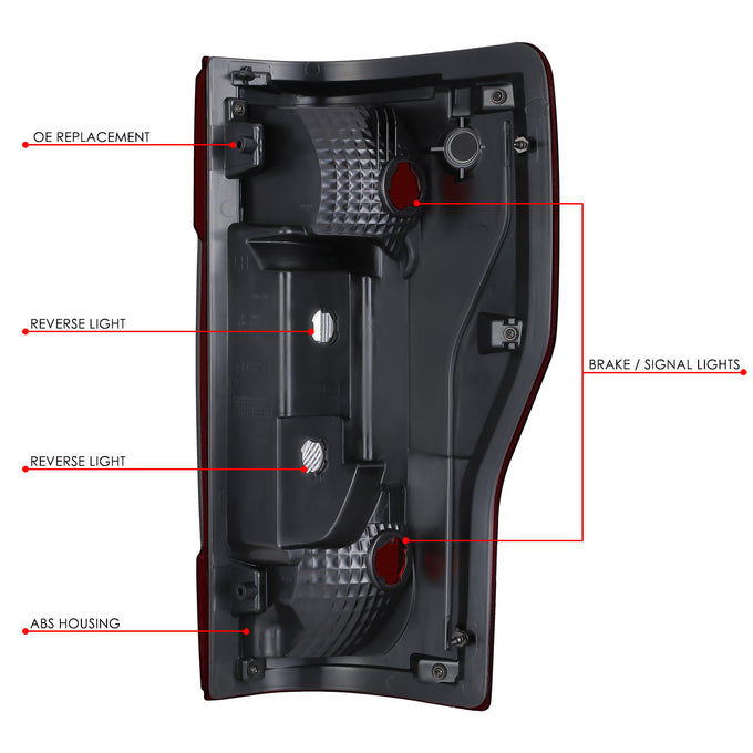 Factory Style Tail Lights <br> 20-22 Ford F-250 F-350 F-450 Super Duty