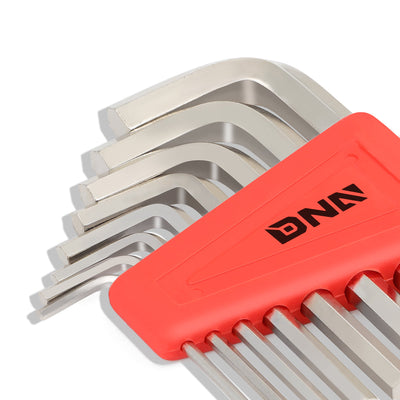 46 Pieces Household Hand Tool Kit with Toolbox (Red)