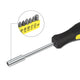 46 Pieces Household Hand Tool Kit with Toolbox (Yellow)