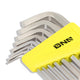 46 Pieces Household Hand Tool Kit with Toolbox (Yellow)