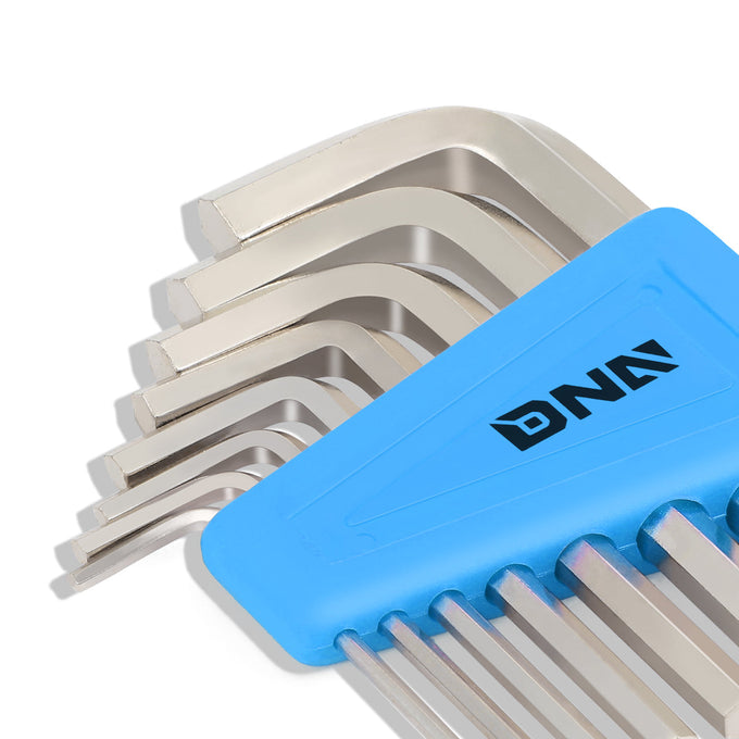 46 Pieces Household Hand Tool Kit with Toolbox (Blue)