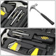 160 Pcs Auto/ Home Hand Tool Kit - Wrenches Pliers Ratchets Sockets w/ Toolbox (Yellow)