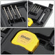 160 Pcs Auto/ Home Hand Tool Kit - Wrenches Pliers Ratchets Sockets w/ Toolbox (Yellow)