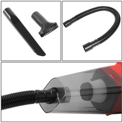 12V 70W Portable Handheld Multi-Function Corded Car Mini Vacuum Cleaner (Red)
