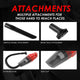 12V 70W Portable Handheld Multi-Function Corded Car Mini Vacuum Cleaner (Red)