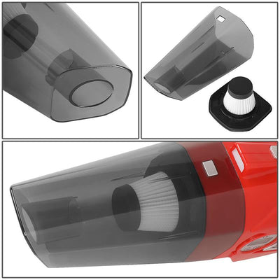 12V 70W Portable Handheld Multi-Function Corded Car Mini Vacuum Cleaner (Red)