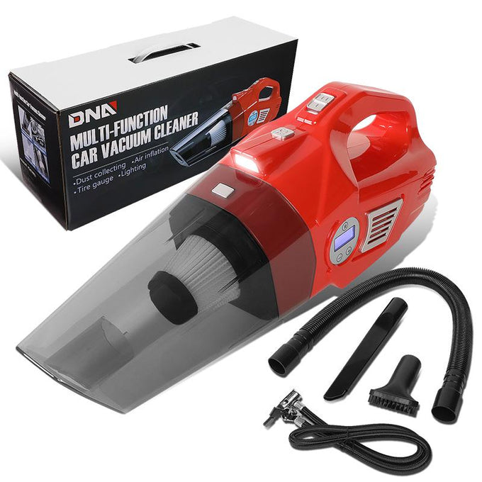 12V 70W Portable Handheld Multi-Function Corded Car Mini Vacuum Cleaner (Red)