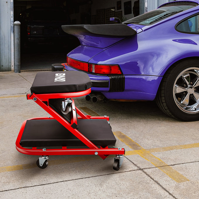 40 in. 2-in-1 Folding Rolling Creeper <br> Overall Dimensions(in.): 40 L X 17.32 W X 4.72 H