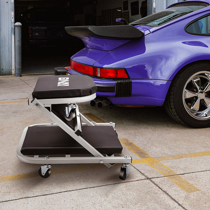 40 in. 2-in-1 Folding Rolling Creeper <br> Overall Dimensions(in.): 40 L X 17.32 W X 4.72 H
