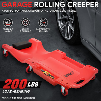 Heavy Duty Low Profile Roller Automotive Creeper - 36 in. L x 17 in. W