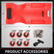 Heavy Duty Low Profile Roller Automotive Creeper - 36 in. L x 17 in. W