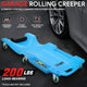 Low Profile Rolling Mechanic Auto Repair Creeper - 40 in. L x 16 7/8 in. W (Blue)