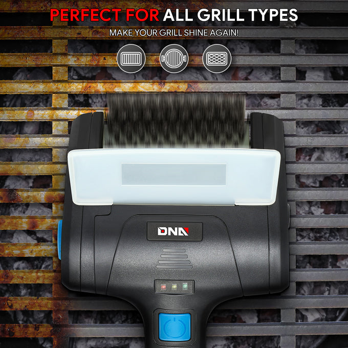 Cordless Power Grill Cleaning Scrub Brush <BR> w/Type-C Cable
