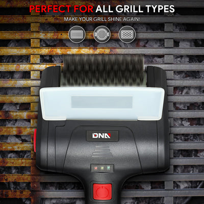 Cordless Power Grill Cleaning Scrub Brush <BR> w/Type-C Cable