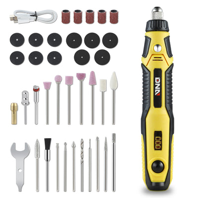Electric Cordless 3-Speed Rotary Grinder Tool Set w/48Pcs Accessories [A Variety of Color Options]