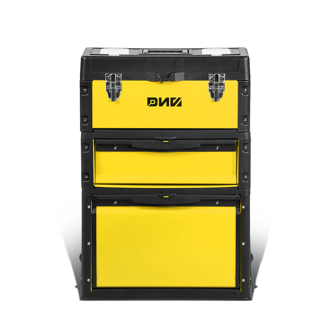 3-Tier Modular Rolling Tool Box<br>Overall Dimension: 19.5 in. W X 28.5 in. H X 12 in. D