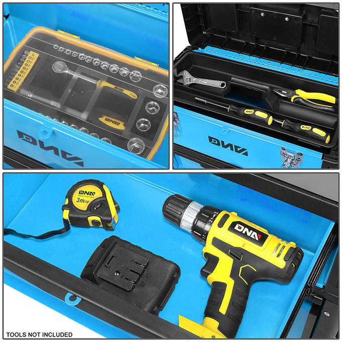 3-Tier Modular Rolling Tool Box<br>Overall Dimension: 19.5 in. W X 28.5 in. H X 12 in. D