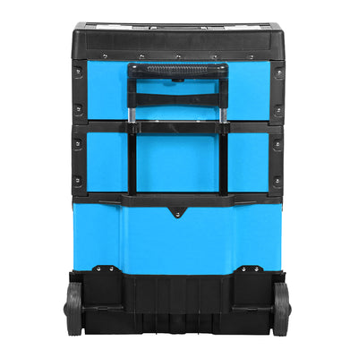 3-Tier Modular Rolling Tool Box<br>Overall Dimension: 19.5 in. W X 28.5 in. H X 12 in. D