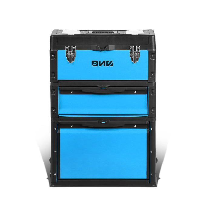 3-Tier Modular Rolling Tool Box<br>Overall Dimension: 19.5 in. W X 28.5 in. H X 12 in. D