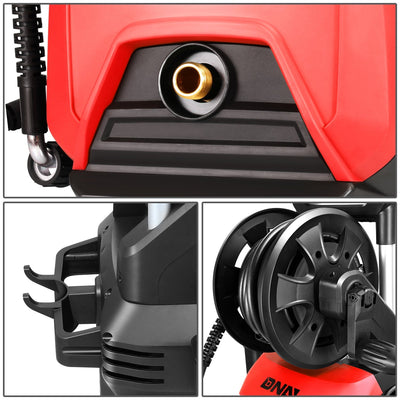 2176 PSI 2.4 GPM Electric Portable High Pressure Power Washer - 1800W (Red)