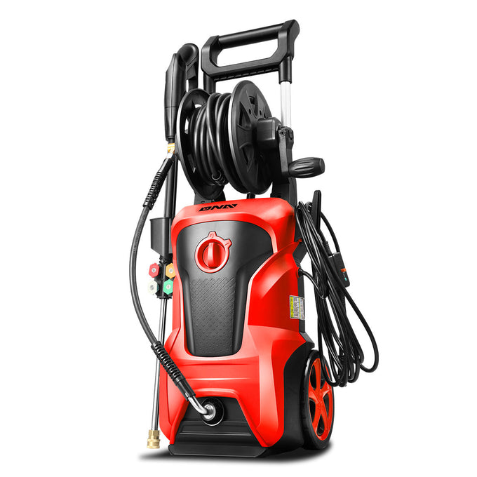 2176 PSI 2.4 GPM Electric Portable High Pressure Power Washer - 1800W (Red)