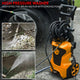 2176 PSI 2.4 GPM Electric Portable High Pressure Power Washer - 1800W (Orange)