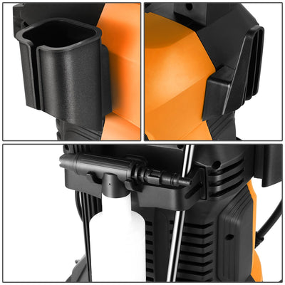 2176 PSI 2.4 GPM Electric Portable High Pressure Power Washer - 1800W (Orange)