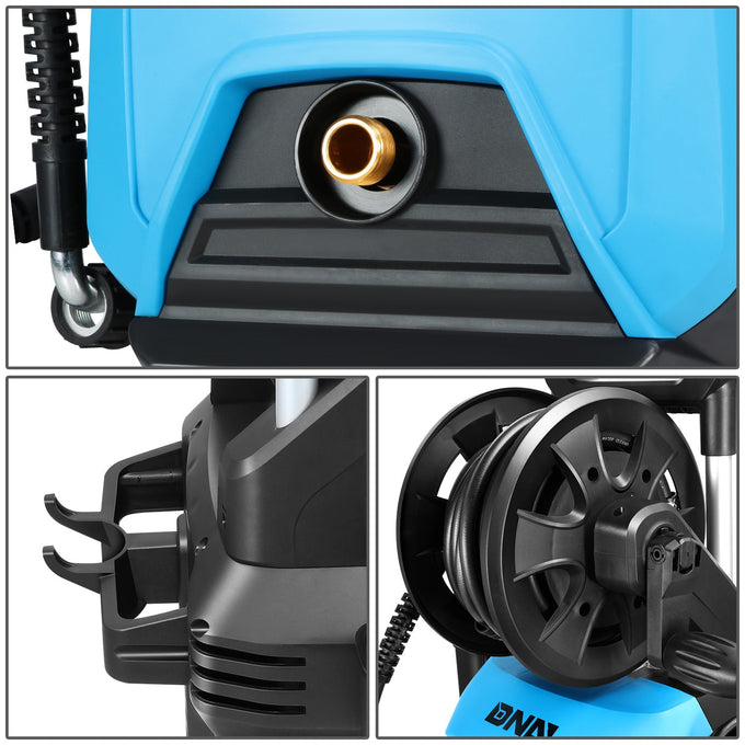 2176 PSI 2.4 GPM Electric Portable High Pressure Power Washer - 1800W (Blue)