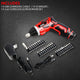 Electric Wireless Cordless Screwdriver w/30Pcs Driver Bits+LED Work Light [A Variety of Color Options]