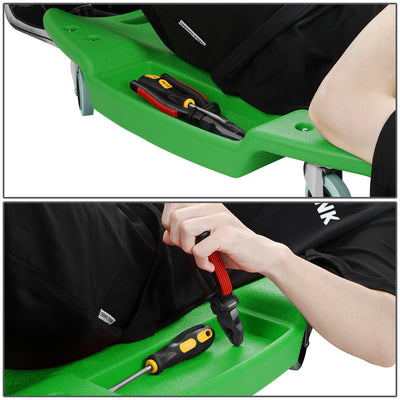 Heavy Duty Low Profile Roller Automotive Creeper - 46.8 in. L x 23.6 in. W [A Variety of Color Options]