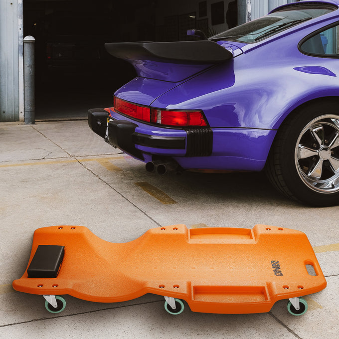 Heavy Duty Low Profile Roller Automotive Creeper - 46.8 in. L x 23.6 in. W [A Variety of Color Options]