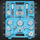 24 Pcs Car Disc Brake Caliper Piston Rewind Wind Back Hand Tools (Blue)