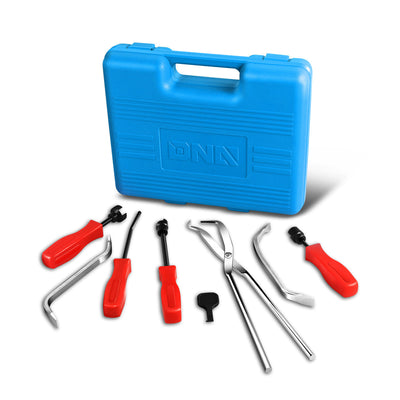 8 Pcs Drum Brakes Service Remove Install Springs Plier Tool Kits (Blue)