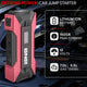 1500 Peak Amp Car Battery Jump Starter with USB Power Bank (Pink)