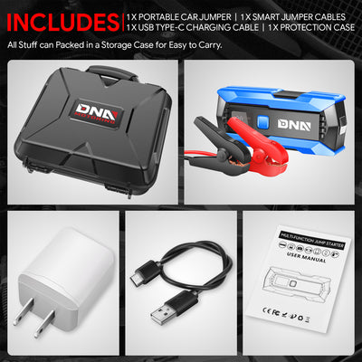 2000 Peak Amp Car Battery Jump Starter
