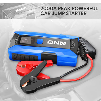 2000 Peak Amp Car Battery Jump Starter