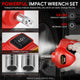 3 Ton Electric Scissor Jack & Impact Wrench Set