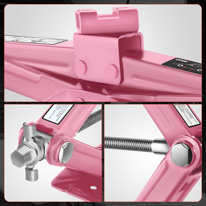 1.5 Ton Scissor Lift Jack [A Variety of color options] <br> W/ Ratchet Wrench