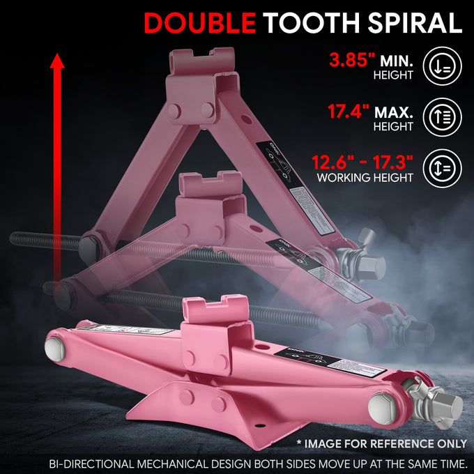 2 Ton Scissor Lift Jack【A Variety of color options] <br> W/ Ratchet Wrench