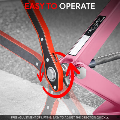 2 Ton Scissor Lift Jack【A Variety of color options] <br> W/ Ratchet Wrench