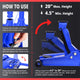4 Ton Hydraulic Floor Jack <br> 4.5 In. Min. to 20 In. Max. Height