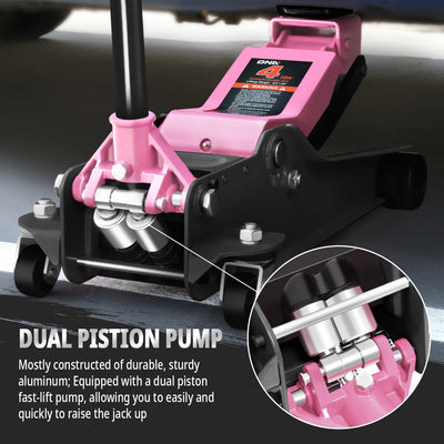 4 Ton Hydraulic Floor Jack <br> 4.5 In. Min. to 20 In. Max. Height