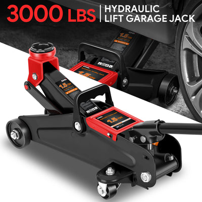 1.5 Ton Trolley Floor Jack[A Variety Of Color] <BR> W/ Pair steel front casters