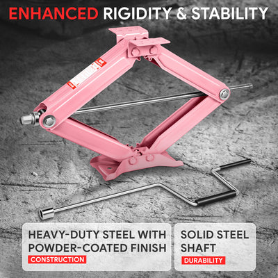 4Pcs 2.5 Ton Scissor Jack Kit <br>24 In. 5000LBS