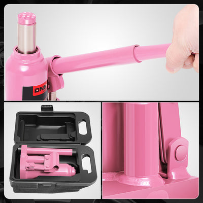 2 tons lifting Welded Hydraulic Bottle Jack <br>w/ Manual handle