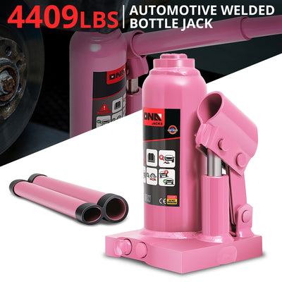 2 tons lifting Welded Hydraulic Bottle Jack <br>w/ Manual handle
